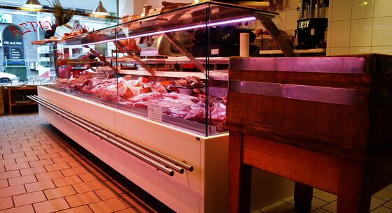 Meat display cases