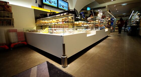 Snack display cases